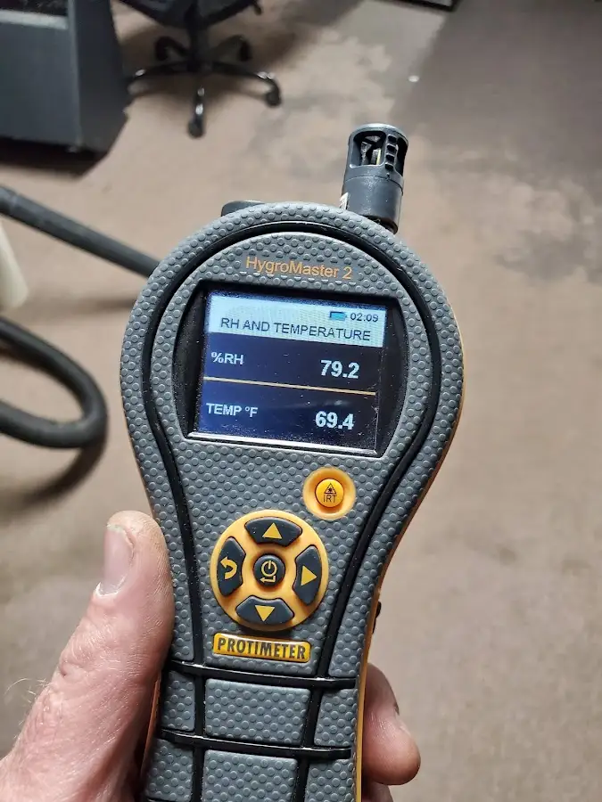 Moisture meter humidity assessment for Mold Remediation & Removal in Petersburg